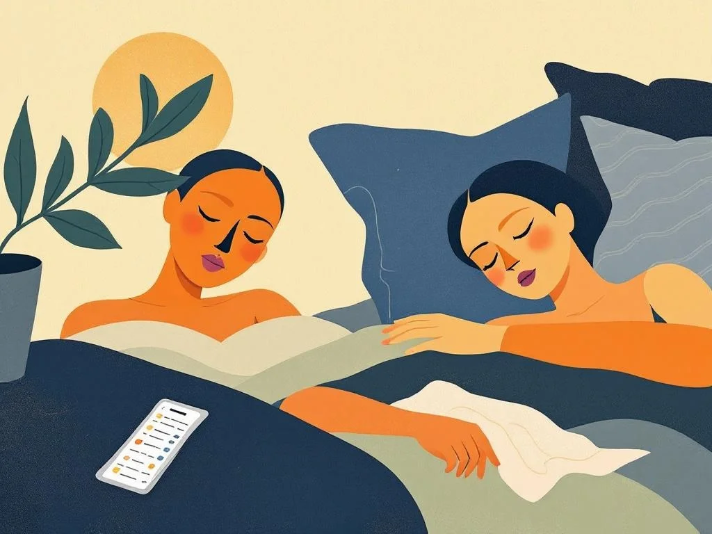 A bedside table at midnight — a glass of water, a folded towel, a small plastic blister of test results. Editorial, not erotic. The signal is preparation, not performance.